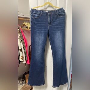 Lovervet by Vervet Dark Wash Flares